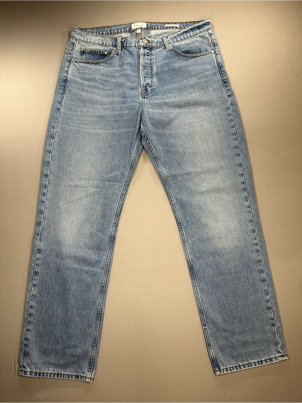 FRAME The Straight Jeans, Mid-Rise, Button Fly - Mens 36